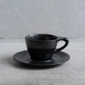 notNeutral LN Cappuccino Cup&Saucer 6oz ブラック・ライトグレー